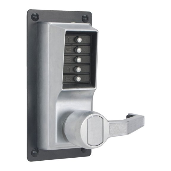 Kaba Simplex LRP1010-26D-41 Exit Trim Lever Lock Combination Only Right Hand Reverse Satin Chrome