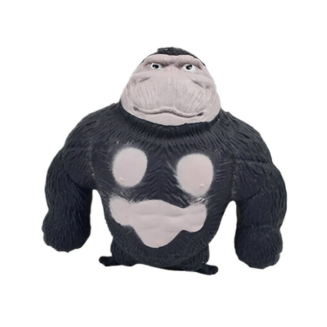 Funny Brown Monkey Toy Figure For Kids And Adults Stretch Toy Decompress And Stress Toy Stress Toy For Children And Adults Sensory Toy Gift For Easter