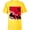Yellow, variant on Disney Racing 5th Birthday 5 Years Old Mickey Mouse Race Car - Short Sleeve T-Shirt for Kids - Customized-White