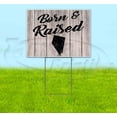 thumbnail image 1 of Born & Raised Nevada (18" x 24") Yard Sign, Includes Metal Step Stake, 1 of 6