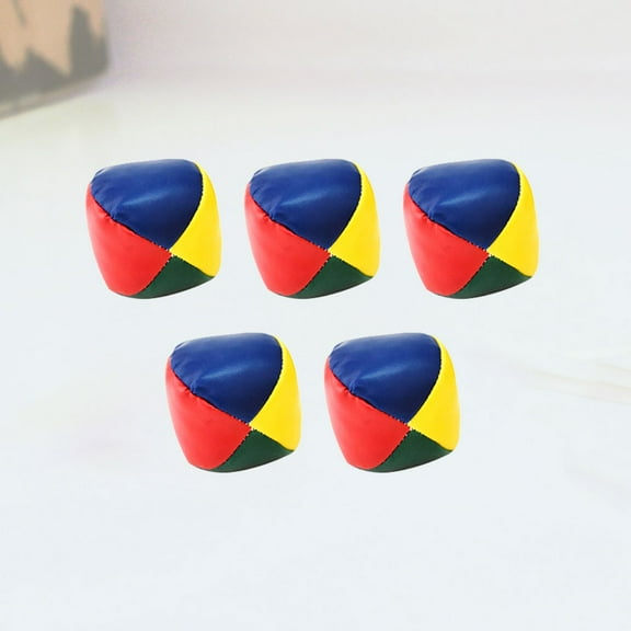 Niceauty 5pcs Pu Sandbag Juggling Balls For Durable Game For Fun Learning And Skill Development