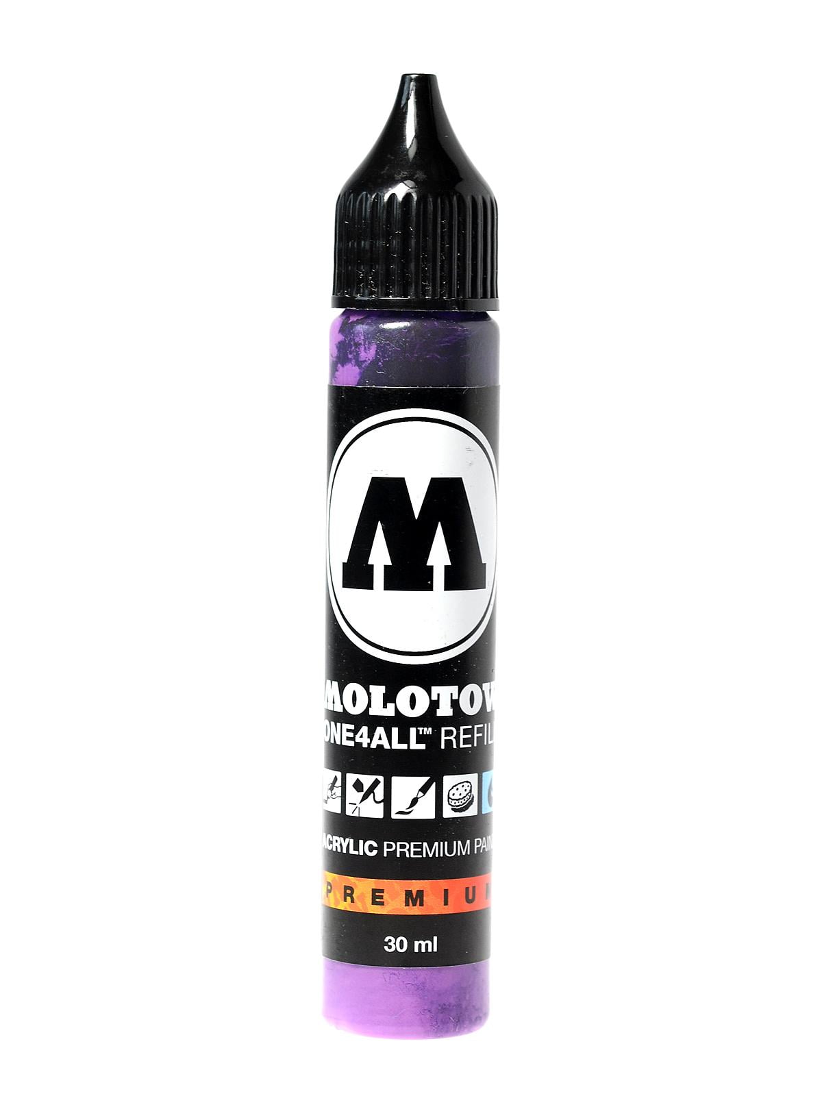 One4All Acrylic Paint Marker Refill violet HD, 30 ml, 042 (pack of 3)