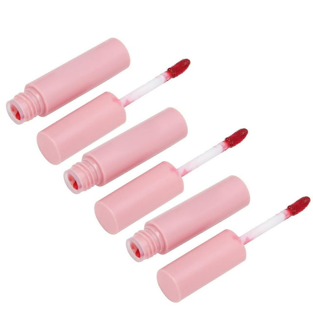 3pcs Dual Use Long Lasting Matte Lip Gloss Matte Waterproof Lip Glaze Makeup Tool PF-M01(#204 )