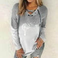thumbnail image 2 of EQWLJWE Blouses à Manches Longues pour Femmes Mode Été Col en V Sans Manches Débardeur Décontracté, 2 of 5