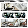 thumbnail image 6 of 2 Pack Faucet Mat Splash Guard for Kitchen Sink,Graphics Apricot Blooming Branches Flower 30"x5" Super Absorbent Microfiber Sink Protector Mat, Kitchen Sink Mat Kitchen Sink Accessories, 6 of 7