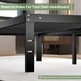 thumbnail image 2 of Nextay Twin Bed Frame, Platform Bed Frame, Heavy Duty Metal Bed Frame with Steel Slats Support and Under Storage Space, No Box Spring Needed, 2 of 10