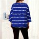 thumbnail image 5 of TaTaai Women's Gradient Print Long Sleeved T-shirt, Plus Size Round Neck Top, Lightweight Soft Design, All Seasons Wear, Casual Daily Party Work Dating Home Outfit Gift, 5 of 6