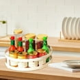 thumbnail image 6 of Usloyux Under $5 Rotating Spice Rack Organizer, 360 Degree Kitchen Countertop Storage Shelf, Multifunctional Turntable for Spices Condiments, Space Saving Cabinet Organizer for Pantry Counter, 6 of 6