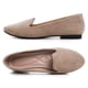 thumbnail image 5 of Zapatillas de ballet ZTWUTANG, zapatos planos sin cordones para mujer, color caqui, 5 of 7