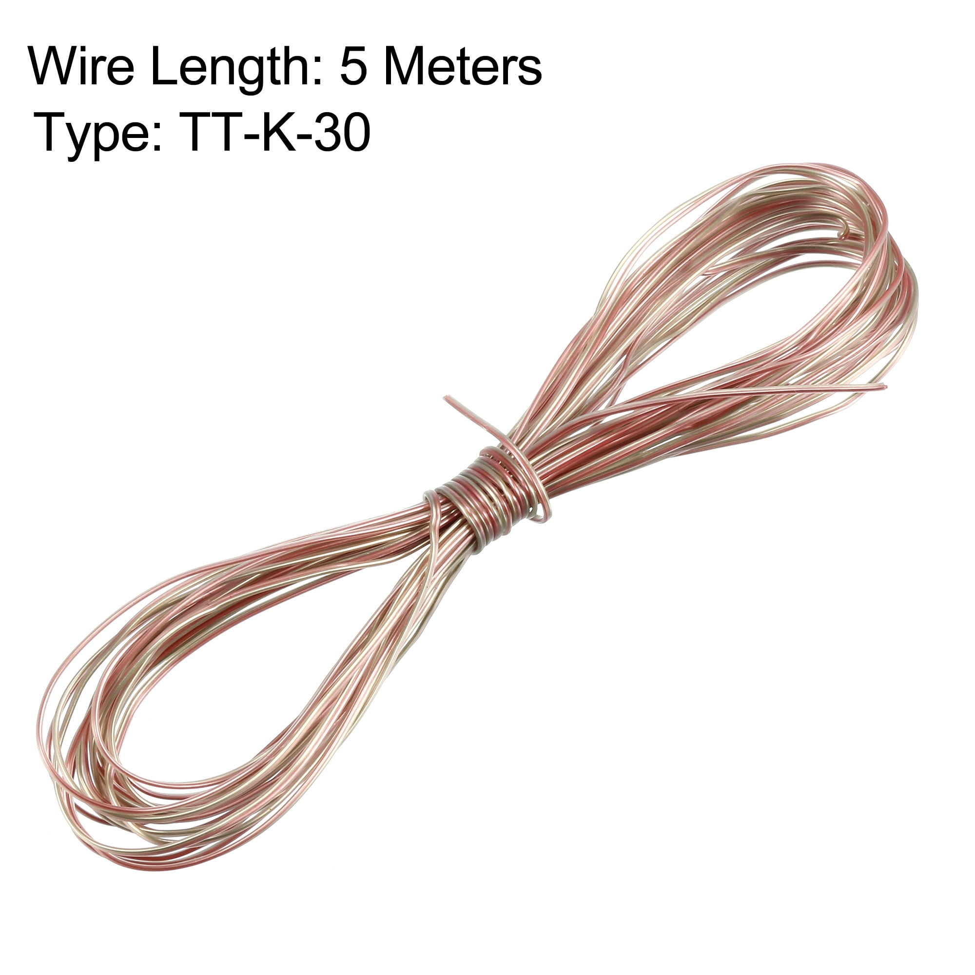 TT-K-30 Thermocouple Wire PTFE Extension Thin Wire 5 Meters 