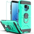 thumbnail image 1 of Galaxy S9 Case, Samsung S9 Case with 3D Curved Screen Protector,ATTOE Armor Grade Case with Rotating Holder Kickstand Non-Slip Hybrid Rugged Phone Case for Samsung Galaxy S9-KK Rose Gold, 1 of 5