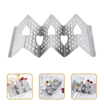 GOOHOCHY Stainless Steel Taco Holder Tortilla Serving Tray Stable Base Mexico Taco Holder Kitchen Supply