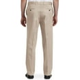 thumbnail image 2 of Oak Hill by DXL Men's Big and Tall Premium Stretch Twill Pants, Khaki, 42W X 30L, Regular Rise, 2 of 8