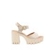 thumbnail image 1 of Zapatilla Mujer Kipon Plataforma Tacon beige 22, 1 of 6