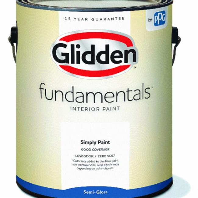 PPG Glidden GLFIN30MB01 Fundametal Interior Latex SemiGloss Midtone