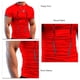 thumbnail image 4 of Camiseta deportiva para hombre, camiseta de entrenamiento transpirable, manga corta con estampado bonito para gimnasio, 4 of 5