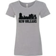 thumbnail image 3 of Inktastic New Orleans Skyline Grunge Women's T-Shirt, 3 of 5