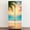 Color 2, variant on Self Adhesive Vinyl Refrigerator Wrap Set Tropical Surfing Vibrant Surfboards Sunny Beach Coastal Door Mural Removable Fridge Sticker Peel and Stick Full Door Cover Decal Kitchen Bar Decor