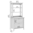 thumbnail image 2 of Bush Furniture Mayfield 5 Shelf Bookcase with Doors, 2 of 8