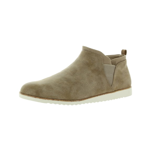 LIFE STRIDE VELOCITY Womens Beige Zion Round Toe Zip-Up Booties 8.5 W