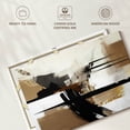 thumbnail image 6 of Elephant Stock Beige Chaotic Streaks I Wall Art - Horizontal Canvas Wall Art - Living Room Wall Decor - Abstract Canvas - Black And White Decor - 51" x 34", 6 of 8