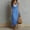 #0298-Blue, variant on Uootdi Women's Kaftan Dresses Halter Neck Sleeveless Cowl Neck Maxi Dresses Vacation Lightweight Flowy Casual Dresses Gift