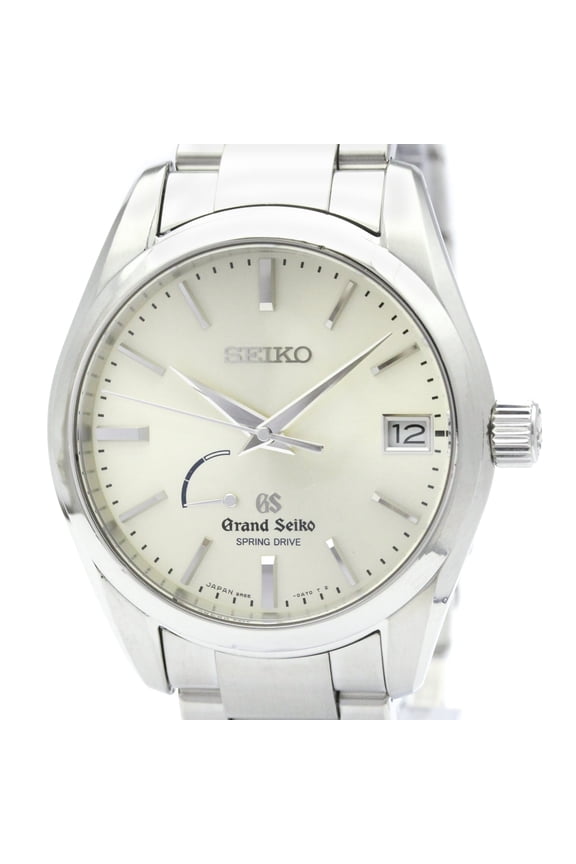 Pre-Owned GRAND SEIKO SBGA083 Spring Drive Steel Mens Watch 9R65-0BH0 Polished