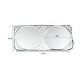 thumbnail image 2 of Clerance! Extra Large Car Windshield Sunshade (70.9" X 39.4") with Storage Bag, Reinforced Steel Wire Waterproof Sun Visor for Car Minivans Truck, 2 of 7