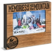 Pavilion- Wooden Memories are Made at the Mountain 4x6 Picture Frame