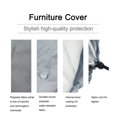 thumbnail image 1 of Cubierta impermeable para muebles de exterior, cubierta a prueba de polvo, para jardín, Patio, mesa de ratán, silla, sofá, lluvia, nieve, funda protectora, 126*126*74cm LingWen 8390613711878, 1 of 1