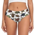 thumbnail image 1 of Balery Various Turtle Ropa Interior de Algodón para Mujer con Dibujo – Braguitas Cómodas y Elásticas, Estilo Clásico-Large, 1 of 6