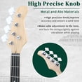 thumbnail image 6 of Ktaxon 46" Electric Bass Guitar Kit with 20W Amplifier, P Bass Style, 4 String, Transparent Green, 6 of 8