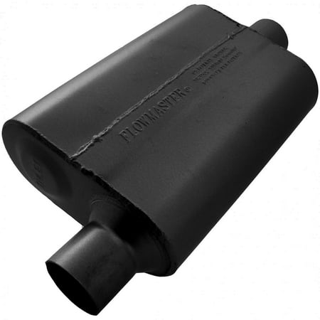 Flowmaster 942541 40 Delta Flow Muffler - 2.50 Offset In / 2.50 Center Out - Aggressive (Best Flowmaster Muffler For Trucks)