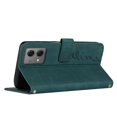 thumbnail image 5 of Compatible con Motorola Moto G84 Funda tipo cartera a prueba de golpes con tapa abatible y protección total con hebilla lateral de cuero sintético, línea botánica, términos de inserción de tarjetas, 5 of 5