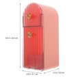 thumbnail image 4 of Miangastore Cosmetic Storage Case Makeup Organization 1Pack 8.7X3.8X3.5In, 4 of 8