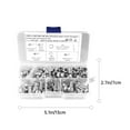 thumbnail image 2 of unbranded 130Pcs Nut and Bolt Set for Machine Needs Full Thread Durable Silver, 2 of 8