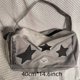 thumbnail image 3 of Large Capacity Crossbody Bag, Trendy Star Patch Decor Travel Duffle Bag, Portable Shoulder Bag For Sports Gym, 3 of 4