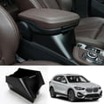 thumbnail image 1 of ABS black central console armrest heighten storage box 2016-2020 for BMW X1 F48, 1 of 4