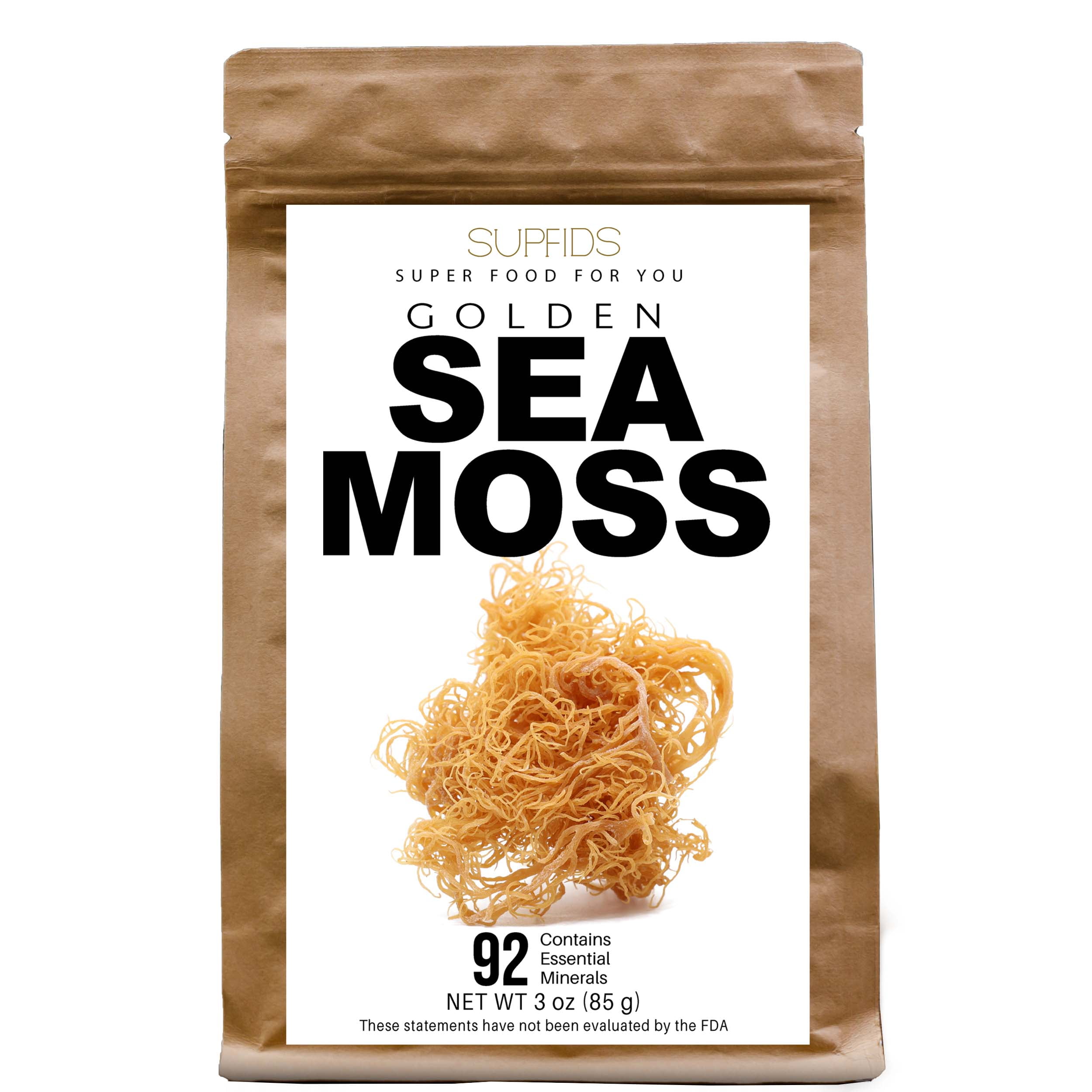 Golden Sea Moss Pure and Sun-dried Wildcrafted | Makes 36 oz of Gel ...