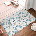 thumbnail image 5 of Balery Rose Flowers Doormat, Durable Flannel Fabric, Waterproof Stain and Fade Resistant, Low Profile,Indoor Outdoor Door Mats, Easy Clean Patio Entrance Mat, 16x24in, 5 of 9
