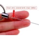 thumbnail image 5 of Llavero retráctil con clip para cinturón y cadena de carrete de acero, clip retráctil para soporte de insignia, clip para llavero, 5 of 5