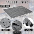 thumbnail image 3 of 100 Pcs Oil Absorbent Pads, 9.8" x 13" Oil Spill Mat for Absorbing Protecting Home Garage Basement, 3 of 9