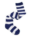 thumbnail image 6 of Women's Halloween Striped Socks Over The Knee Socks/Hot Sale Wider Striped Stockings Girl Sexy Thigh Nylon Knee High Stockings,Dark Blue, 6 of 7