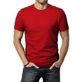 thumbnail image 1 of H2H Mens Basic Fashion Crew-neck Premium T-sihrt RED US XL/Asia 2XL (CMTTS0198), 1 of 1