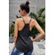 thumbnail image 2 of ABPHQTO Camiseta sin mangas Bermuda negra para mujer, 2 of 5