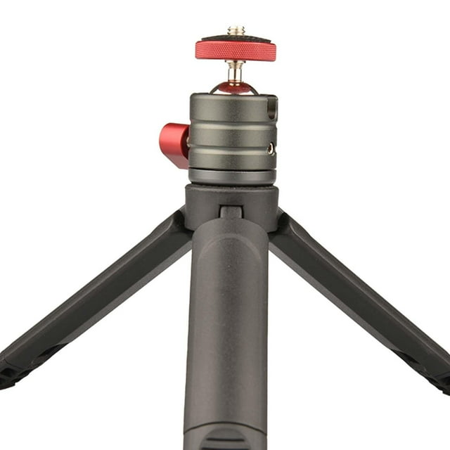 de roscada de 1/4 ", adaptador de montaje de cámara de acción giratoria de aleación de aluminio CNC para Macarena Rótula de trípode de cámara
