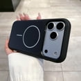 thumbnail image 2 of Magnetic For iPhone 17 Phone Case,Compatible with Mag-Safe,Matte Anti-fingerprint Back,Shockproof Ultra Slim Anti-fall Anti-Scratch Protection Rugged Simple Phone Case Cover,Black, 2 of 12