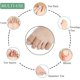 thumbnail image 3 of Lot De 2 Protection Orteils En Silicone Dcoupable, Bandage De Tube De Protection Des Doigts En Gel Doux Pour Enlever Les Cors, Traitement Des Oign, 3 of 5