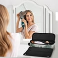 thumbnail image 6 of Hair Tool Organizer Bag with Heat Resistant Mat Removable Travel Storage Case for Hot Air Brushes Curling Irons Beautiful Winter Forest Painting, 6 of 8