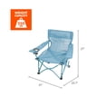 thumbnail image 7 of Ozark Trail Quad Folding Beach Chair with Cupholder, Aqua, 7 of 7